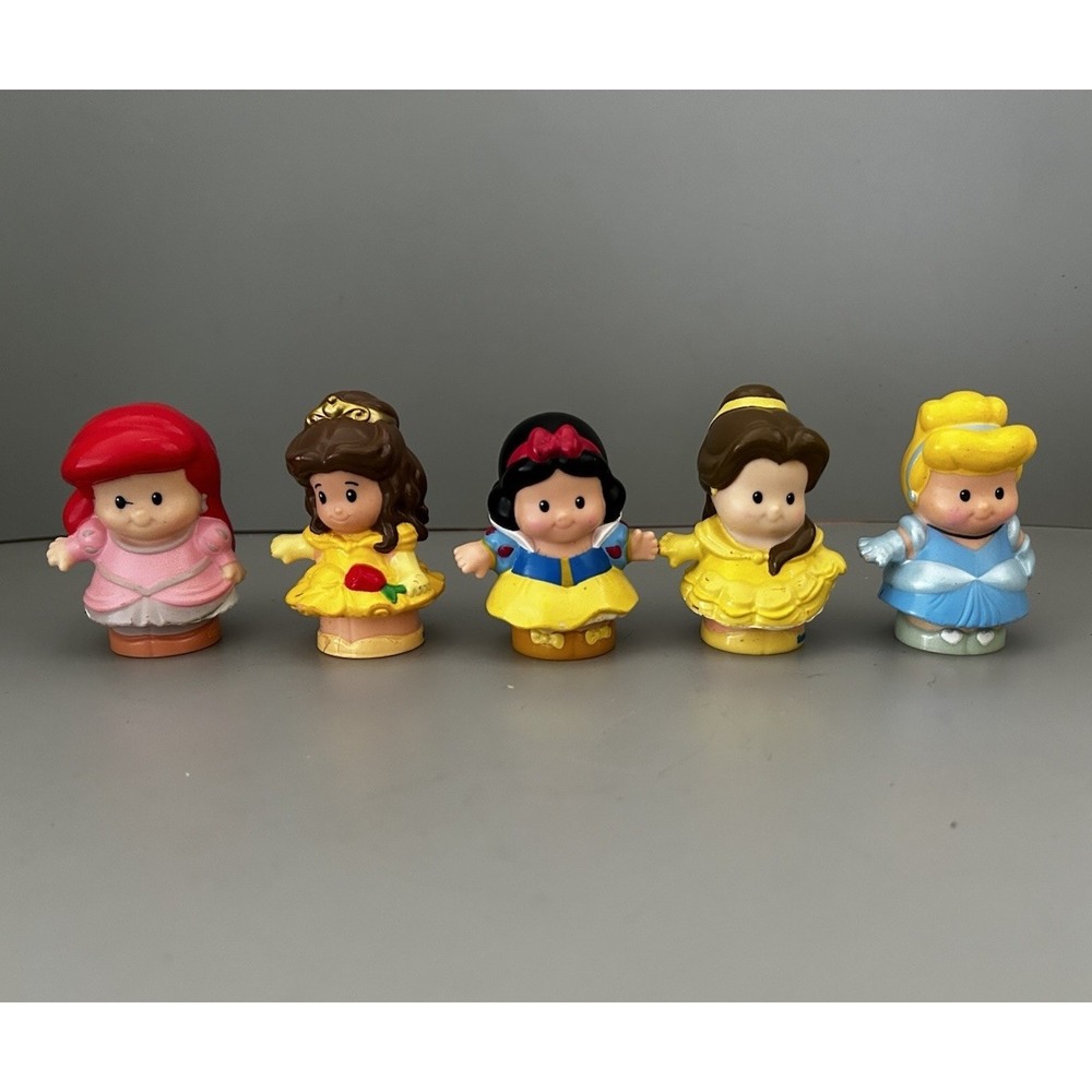 Fisher-Price Little People Disney Princess Figures Lot Ariel Snow White Belle +